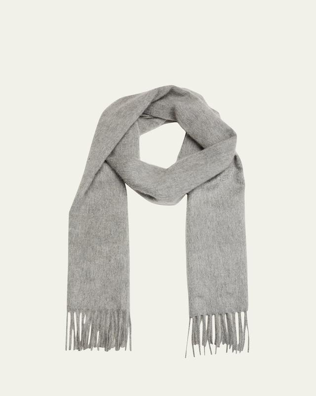 Mens Arran Cashmere Fringe Scarf Product Image