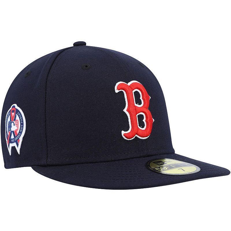 Men's New Era Navy Boston Red Sox 9/11 Memorial Side Patch 59FIFTY Fitted Hat Product Image