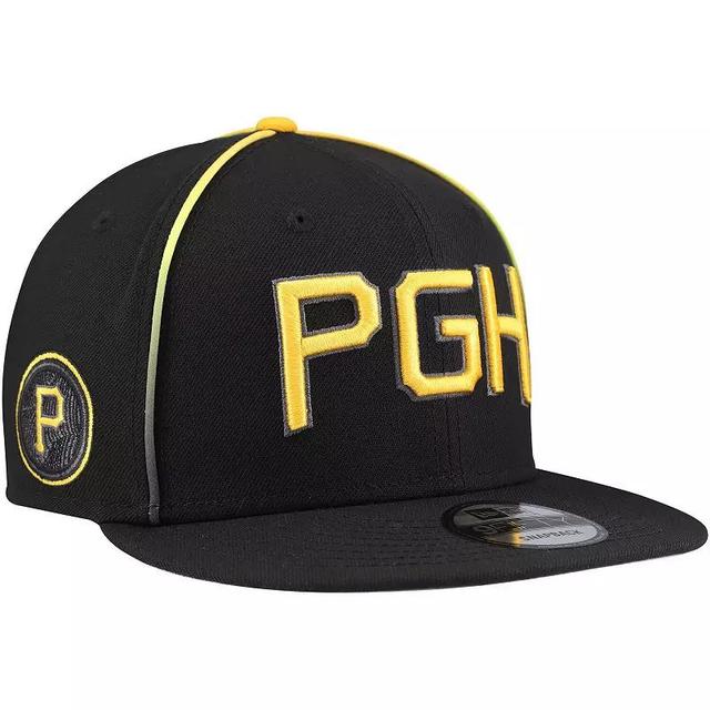 Mens New Era Pittsburgh Pirates City Connect 9FIFTY Snapback Hat Product Image