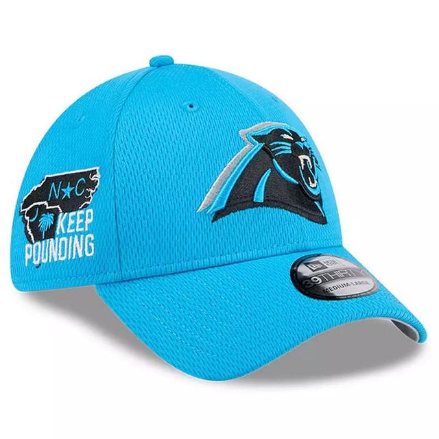 Mens New Era Blue Carolina Panthers 2024 NFL Draft 39THIRTY Flex Hat Product Image