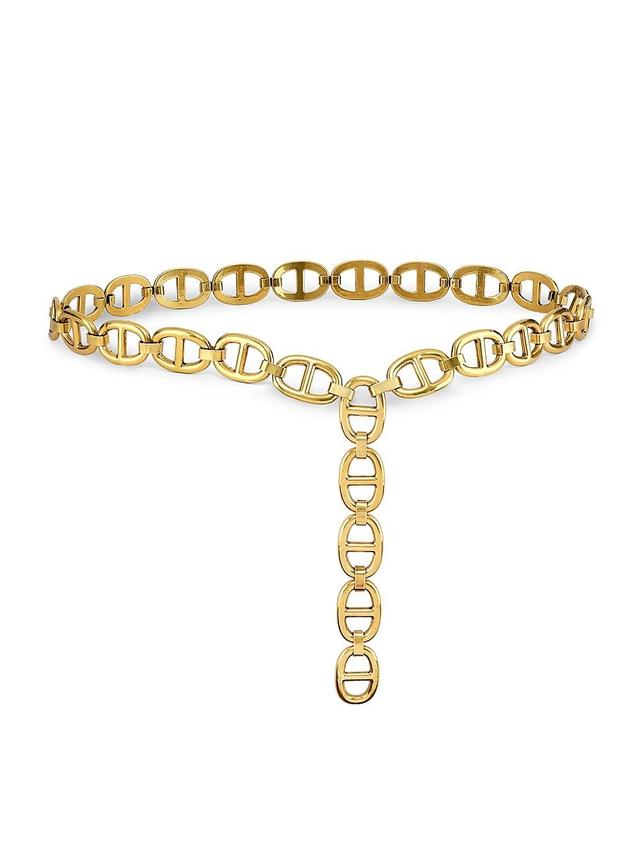 Womens Goldtone Chainlink Belt Product Image