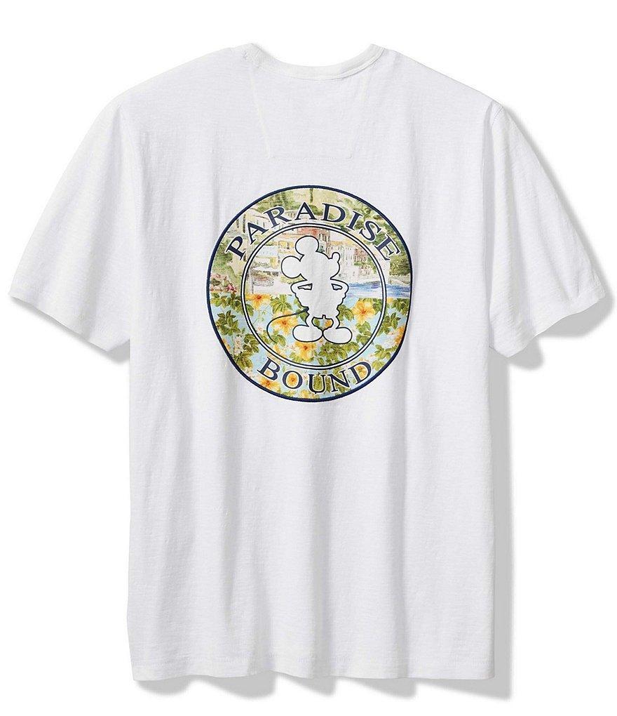 Tommy Bahama Disney Big & Tall Paradise Bound Lux Short Sleeve T-Shirt Product Image