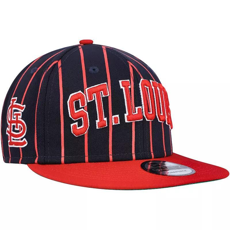 Mens New Era /Red St. Louis Cardinals City Arch 9FIFTY Snapback Hat, Blue Product Image