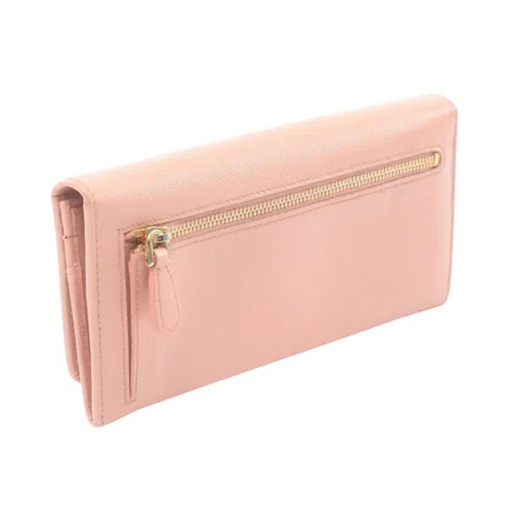 Saffiano Pink Leather Wallet  () Product Image