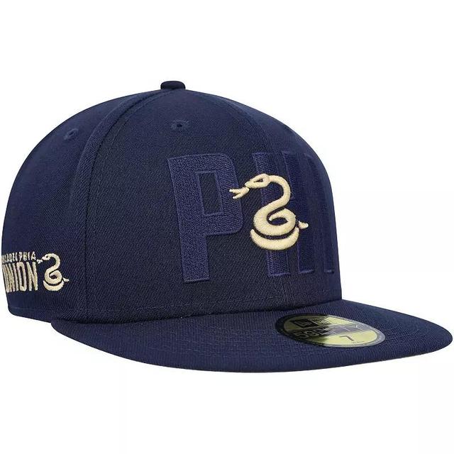 Mens New Era Navy Philadelphia Union Kick Off 59FIFTY Fitted Hat Product Image