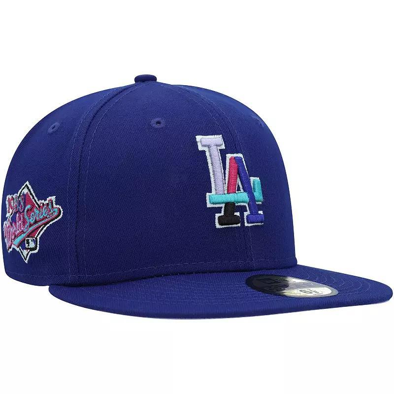 Mens New Era Royal Los Angeles Dodgers 1988 World Series Polar Lights 59FIFTY Fitted Hat Product Image