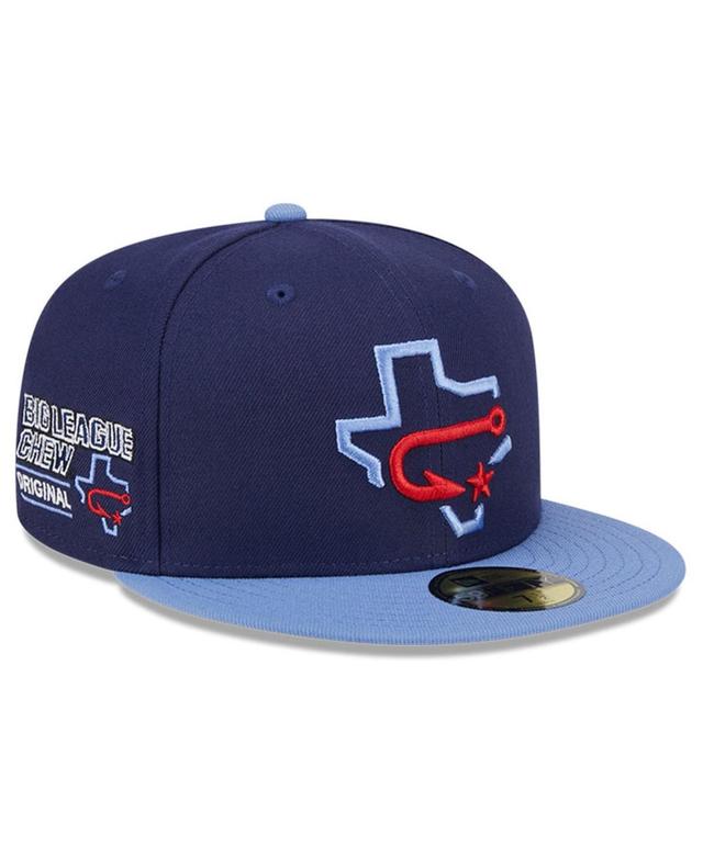 New Era Mens Navy Corpus Christi Hooks Big League Chew Team 59FIFTY Fitted Hat Product Image