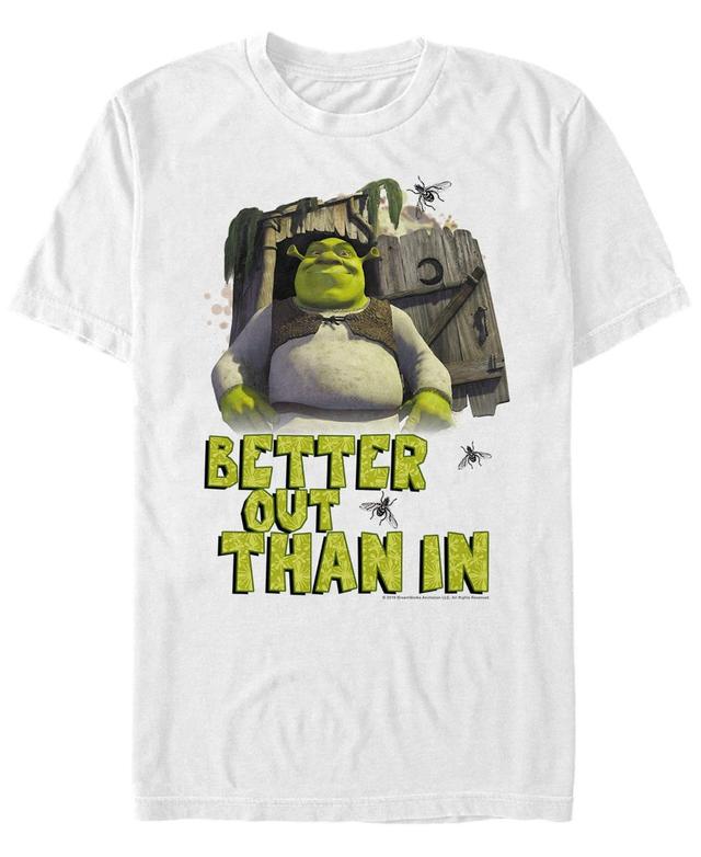 Mens Shrek Outhouse Better Out Than In Quote Graphic Tee Product Image