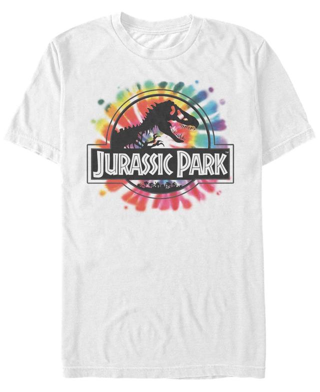 Mens Jurassic Park Classic Logo Tie-Dye Tee Product Image