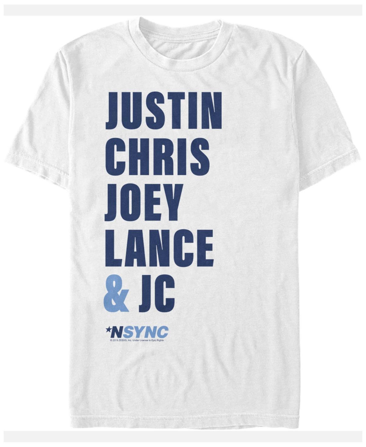 Mens NSYNC Name Stack Tee Product Image