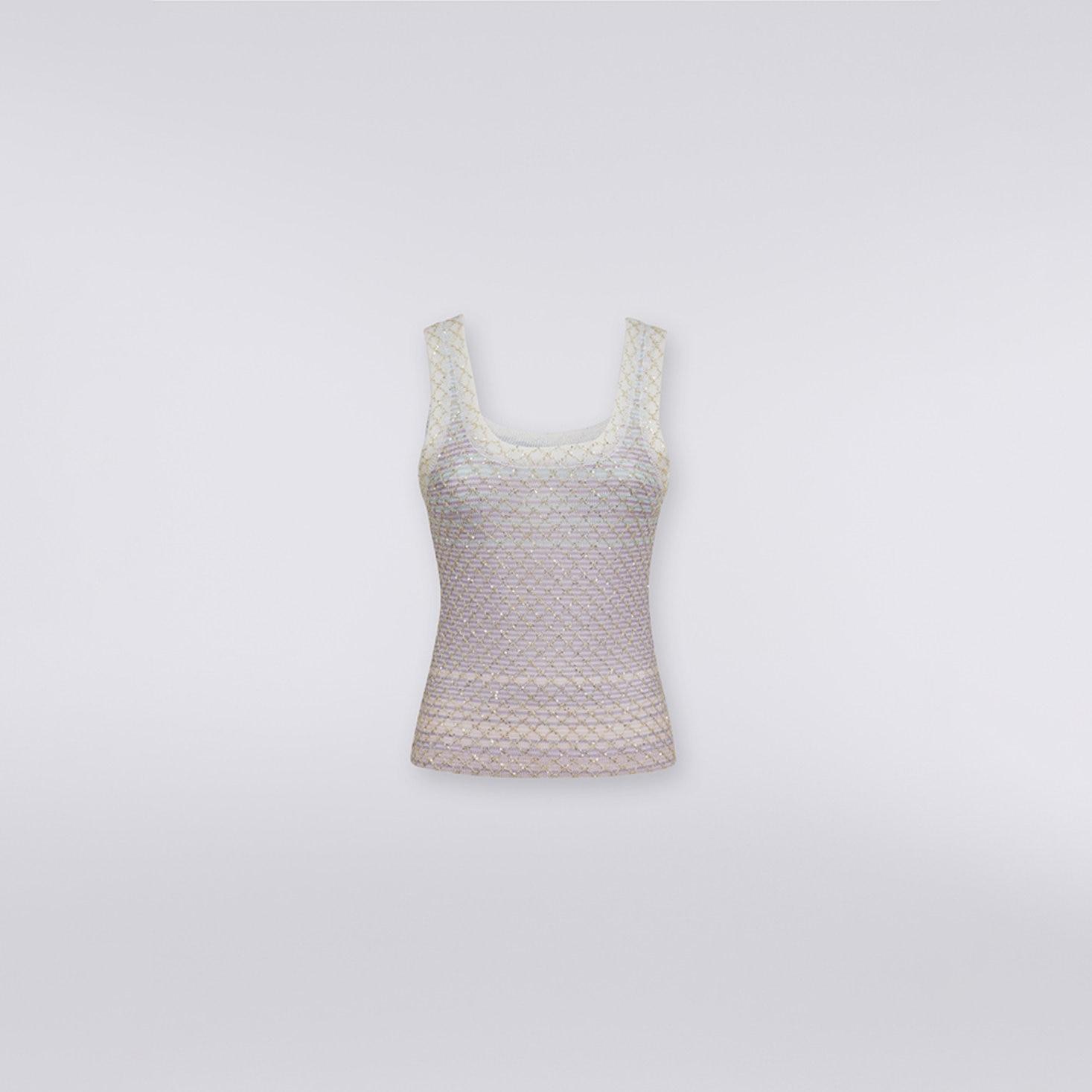 Viscose blend tank top with sequins Multicoloured | Missoni Product Image