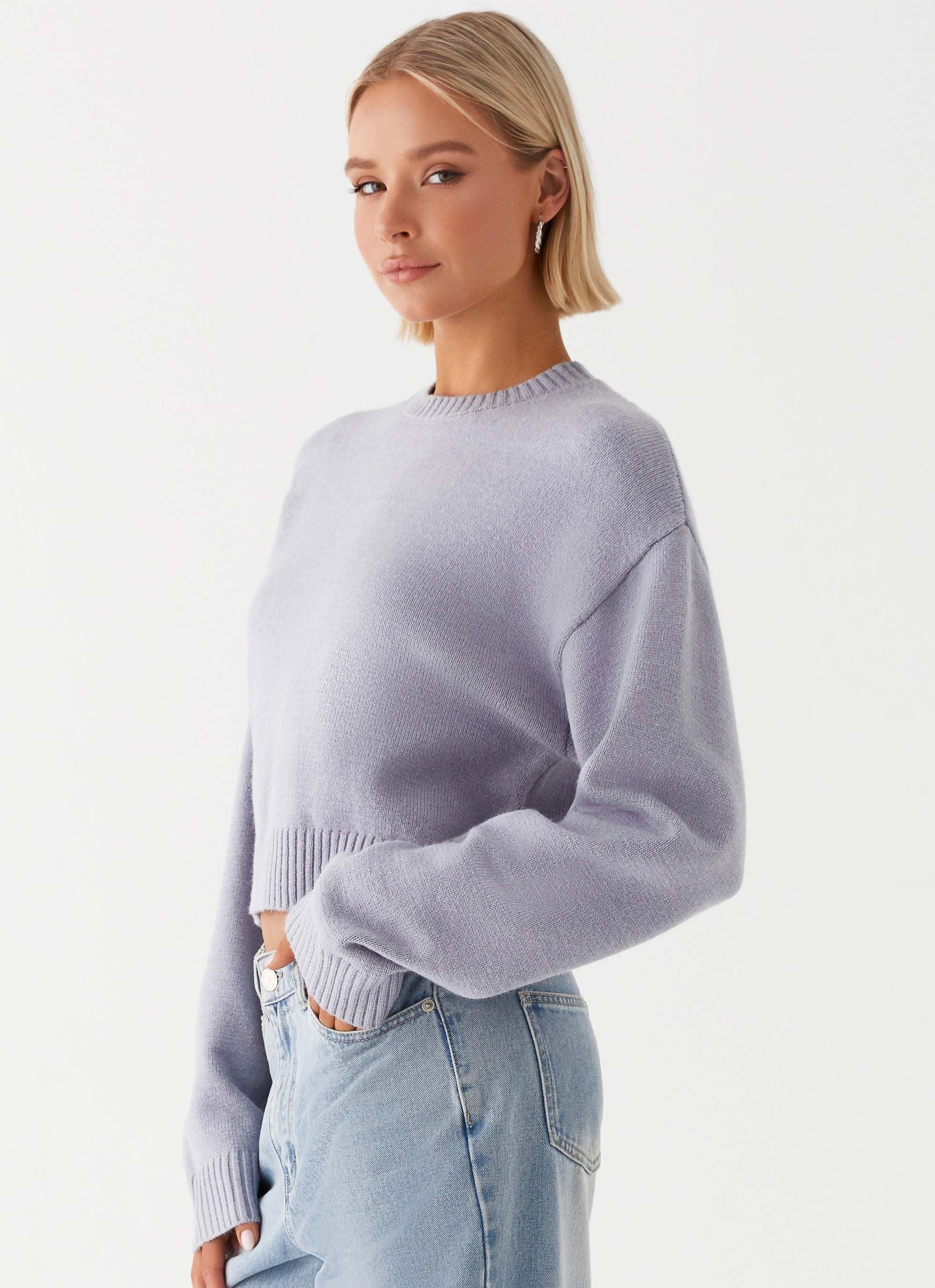 Monika Oversized Jumper - Blue Product Image