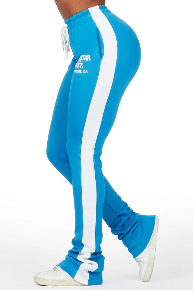 Savannah Blue Super Stacked Track Pant Female Product Image