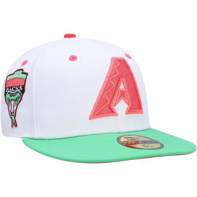 Mens New Era /Green Arizona Diamondbacks Inaugural Season Watermelon Lolli 59FIFTY Fitted Hat Product Image