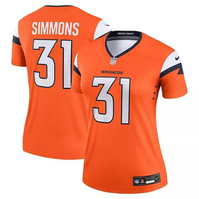 Womens Nike Justin Simmons Denver Broncos Legend Jersey Product Image