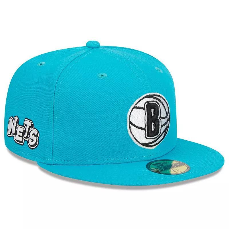 Mens New Era Teal Brooklyn Nets 2023/24 City Edition Alternate 59FIFTY Fitted Hat Product Image