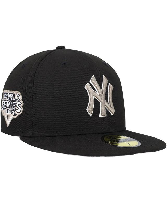 Mens New Era Black New York Yankees Chrome Camo Undervisor 59FIFTY Fitted Hat Product Image