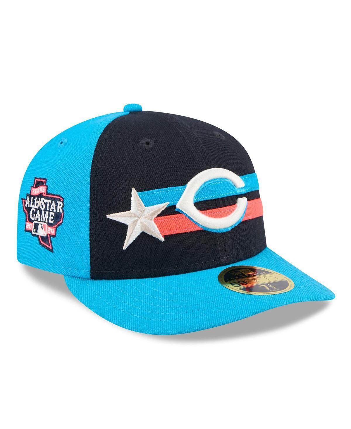 New Era Mens Navy Cincinnati Reds 2024 Mlb All-Star Game Low Profile 59FIFTY Fitted Hat - Navy, Teal Product Image