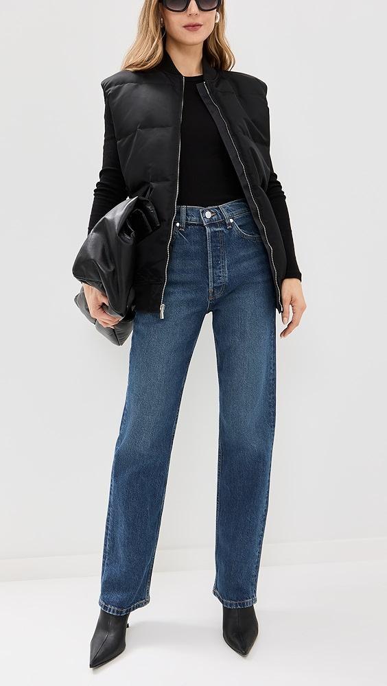 EB Denim High Rise Straight Jeans | Shopbop Product Image