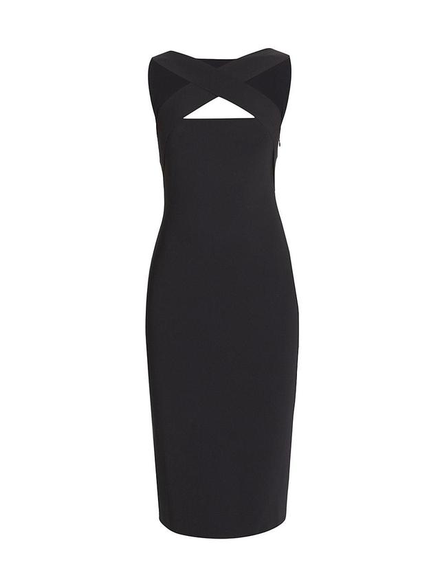 Womens Tobia Cross-Strap Cocktail Dress Product Image