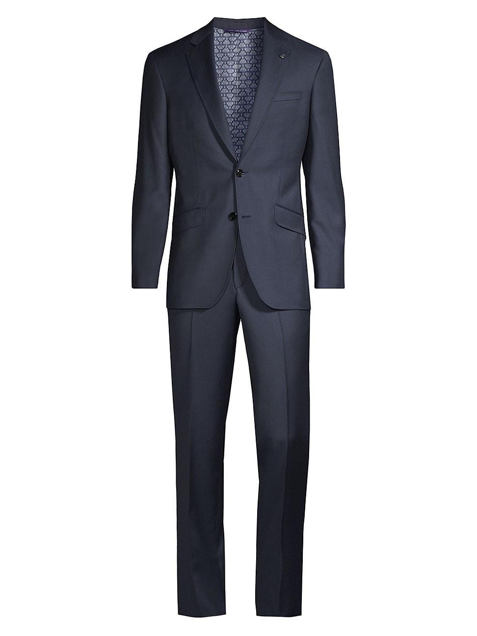 Mens Wool Sharkskin Suit Product Image