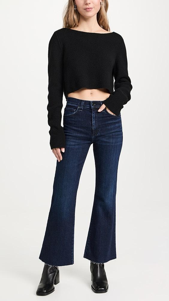 Le Kasha Cannes Cashmere Cropped Sweater | Shopbop Product Image