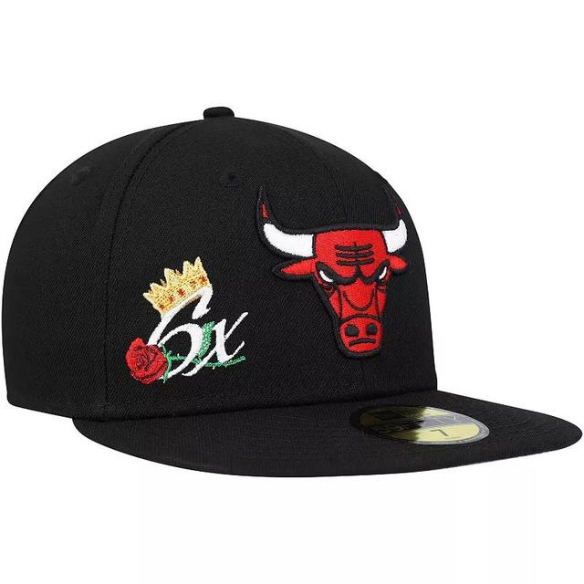 Mens New Era Chicago Bulls Crown Champs 59FIFTY Fitted Hat Product Image