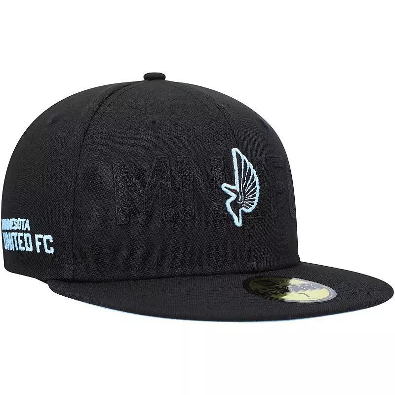 Mens New Era Black Minnesota United FC Kick Off 59FIFTY Fitted Hat Product Image