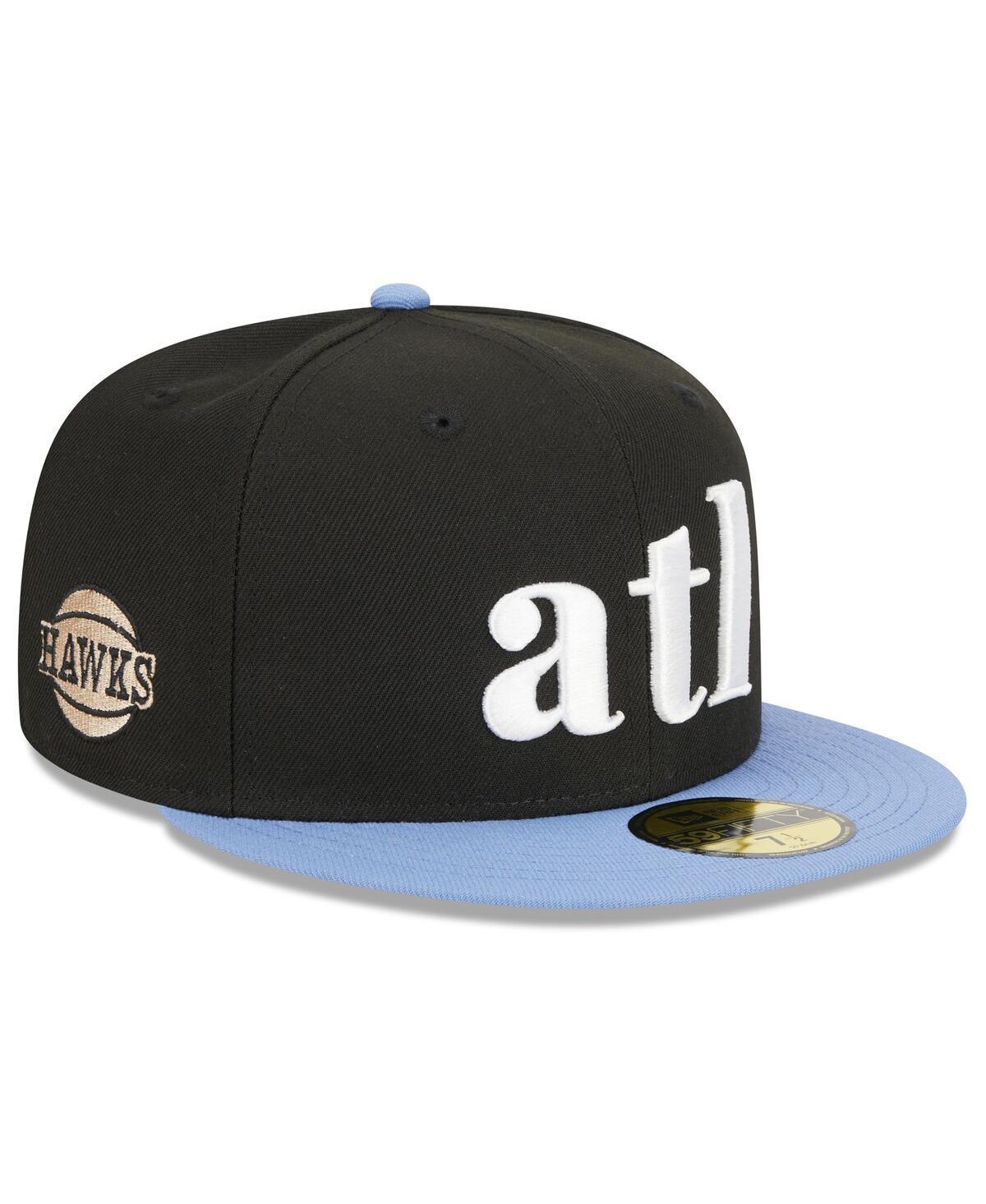 Mens New Era Black Atlanta Hawks 2023/24 City Edition 59FIFTY Fitted Hat - Black Product Image