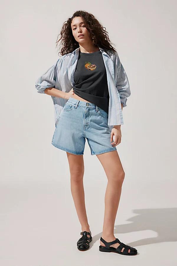 Levis High Rise Baggy Denim Short Womens at Urban Outfitters Product Image