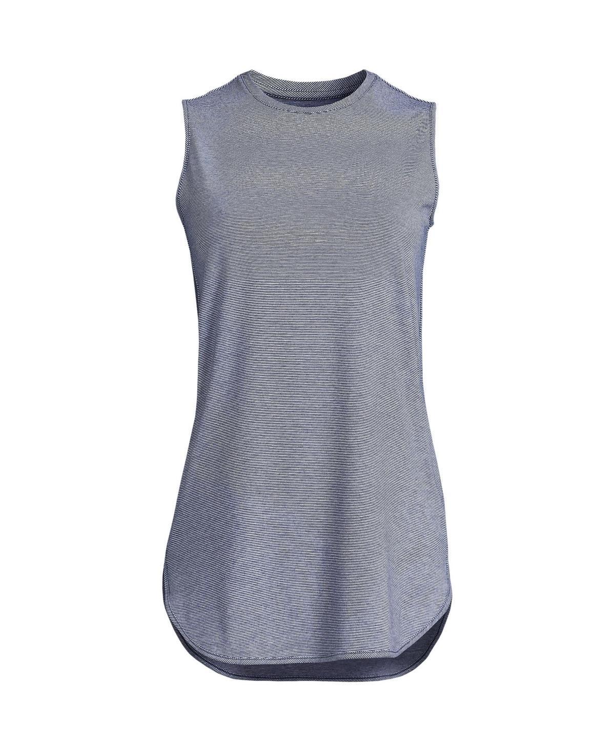 Petite Lands End Power Performance Tunic Tank Top, Womens Product Image