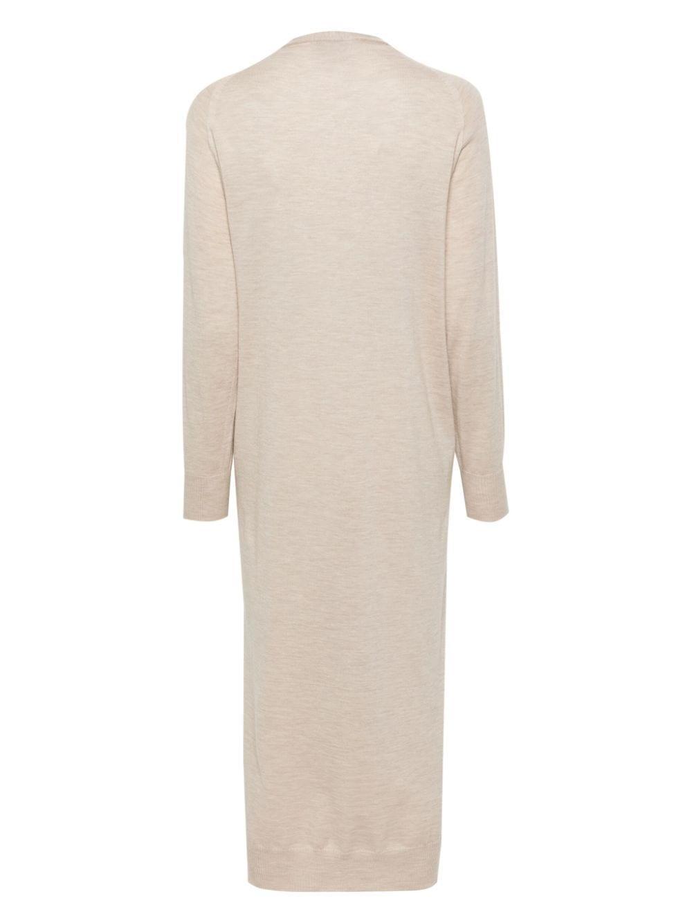 MAX MARA Long Cardigan In Beige Product Image