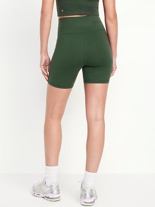 Extra High-Waisted CloudComfy Biker Shorts -- 6-inch inseam Product Image