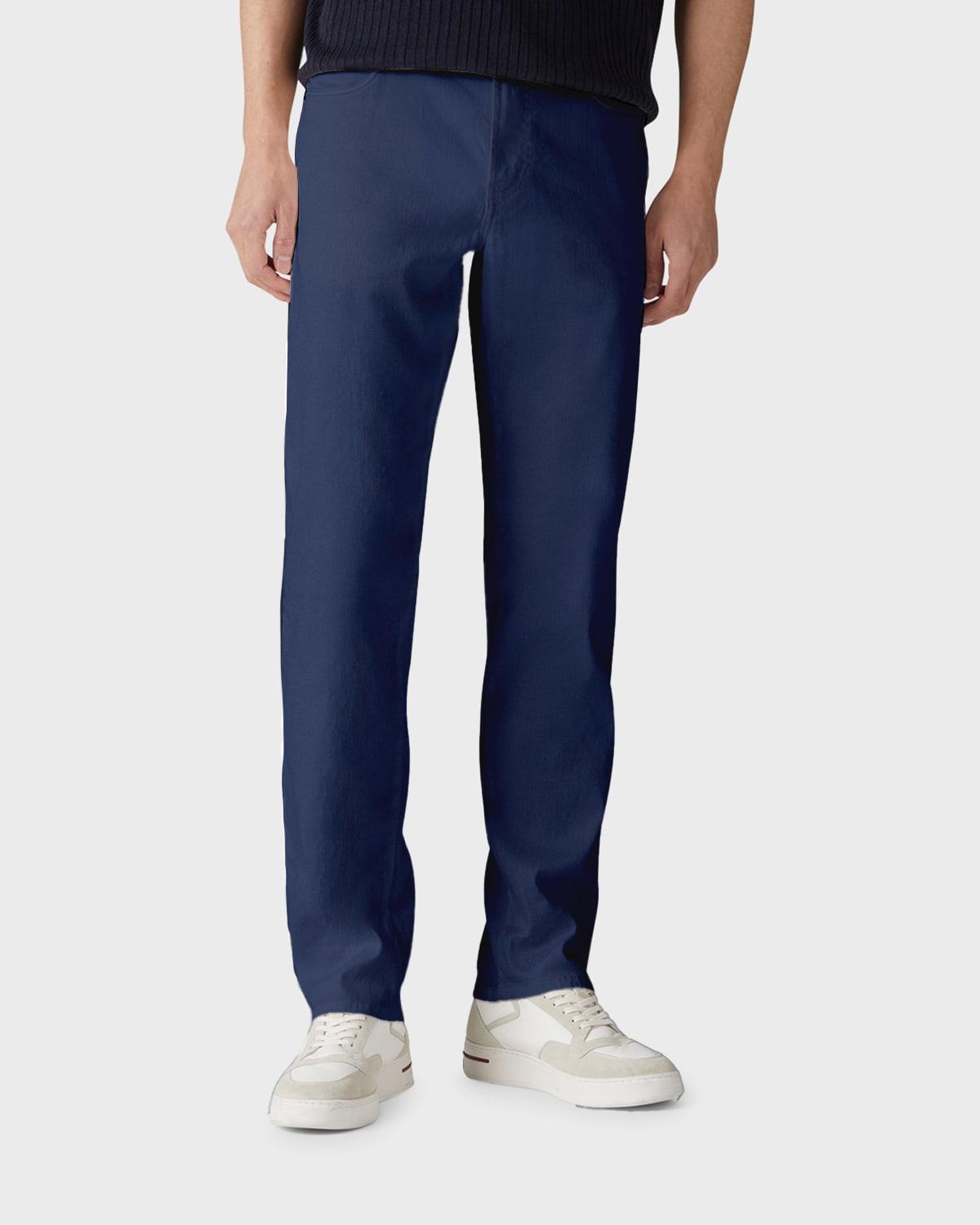 Mens Quarona Linen-Cotton 5-Pocket Pants Product Image