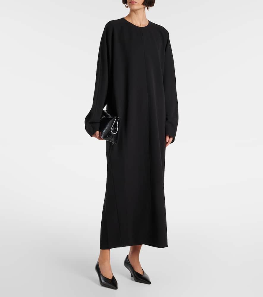 TOTÊME Cady Maxi Dress In Black Product Image