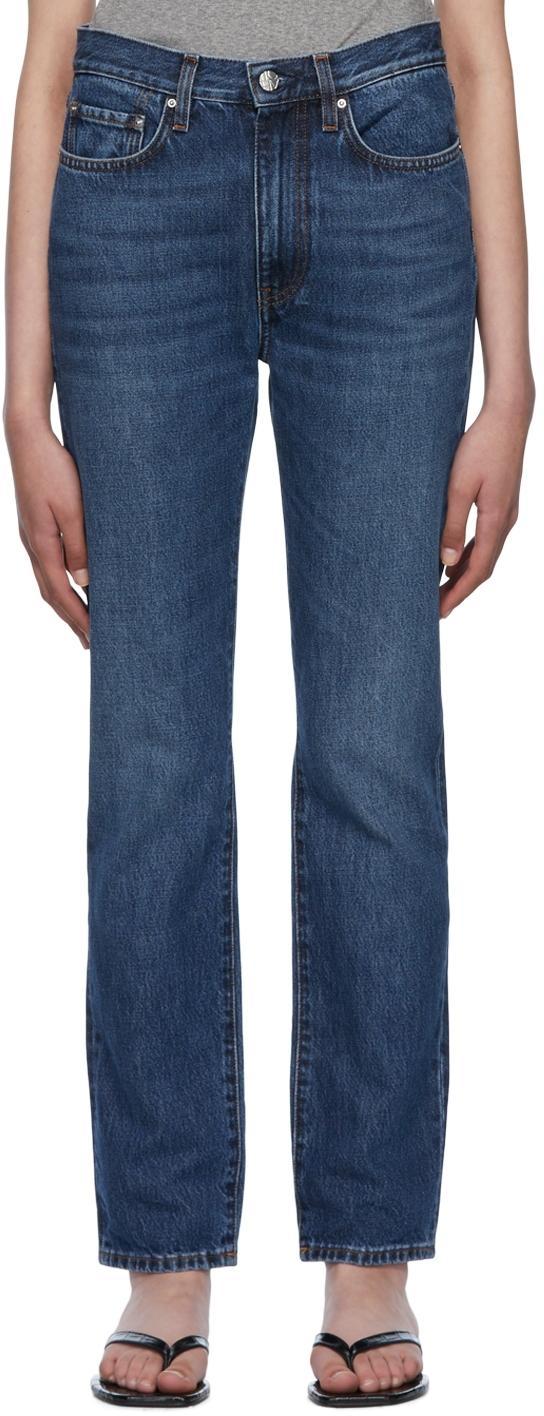 Blue Slim Jeans In 426 Dk Vintage Wash Product Image