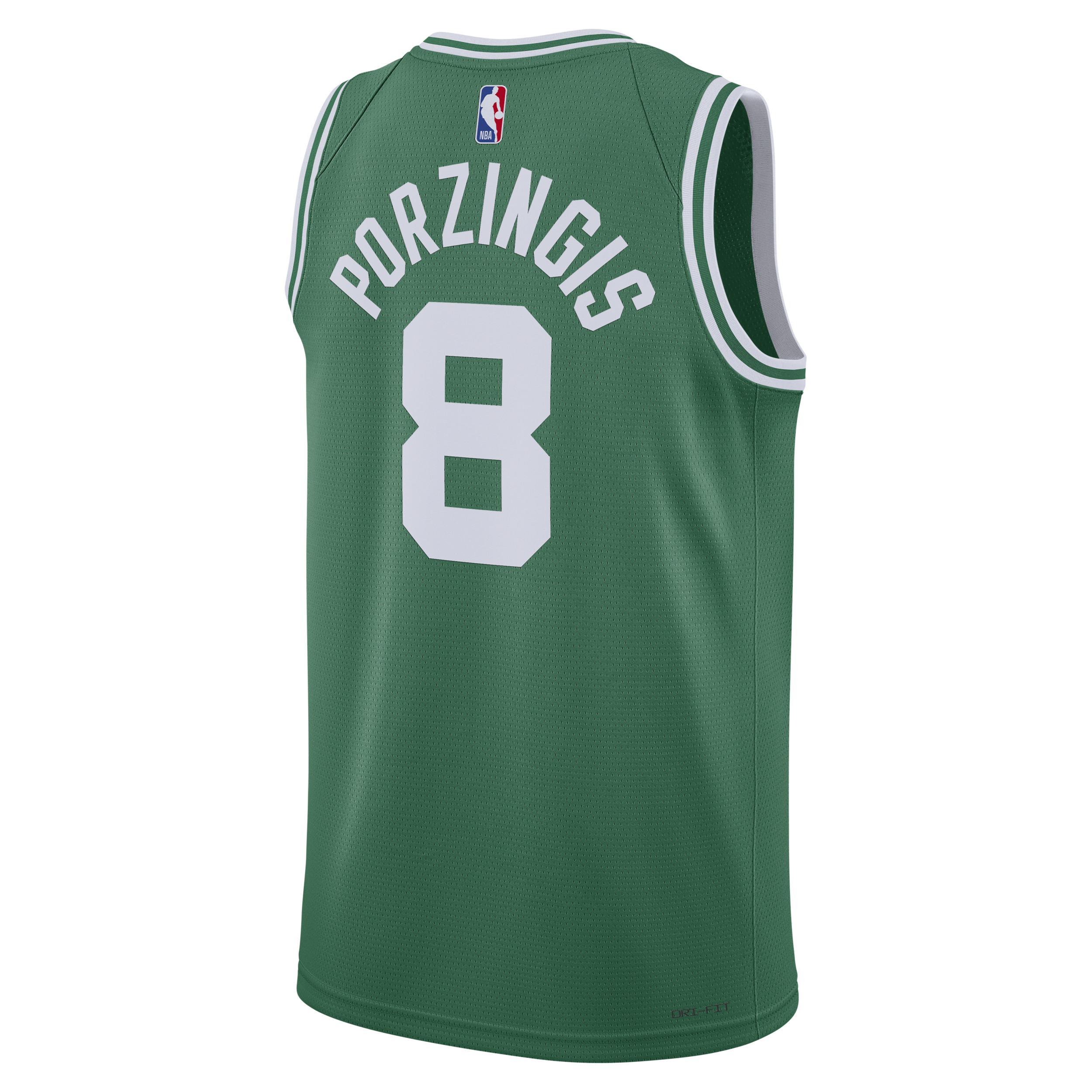 Unisex Nike Kristaps Porzingis Kelly Boston Celtics Swingman Jersey - Icon Edition, Adult Unisex Product Image