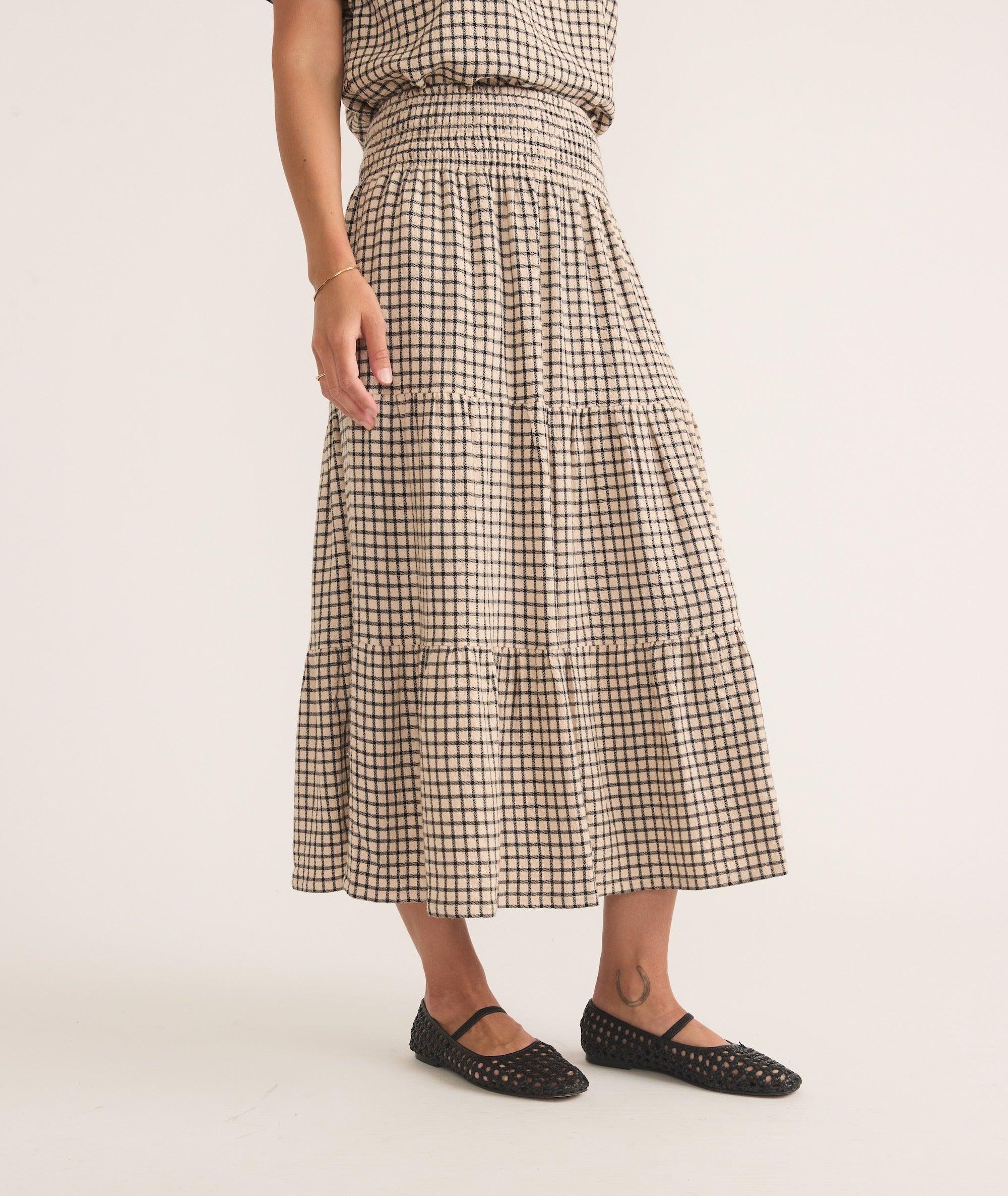 Chloe Smocked Maxi Skirt Product Image