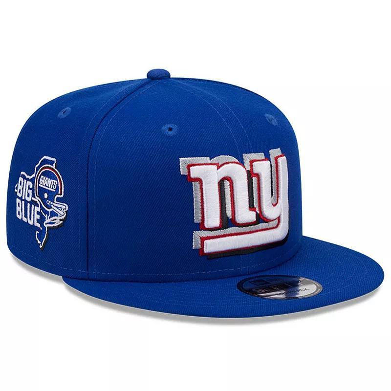 Mens New Era Royal New York Giants 2024 NFL Draft 9FIFTY Snapback Hat Product Image