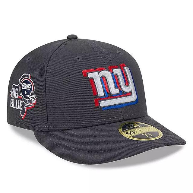 Mens New Era Graphite New York Giants 2024 NFL Draft Low Profile 59FIFTY Fitted Hat Product Image