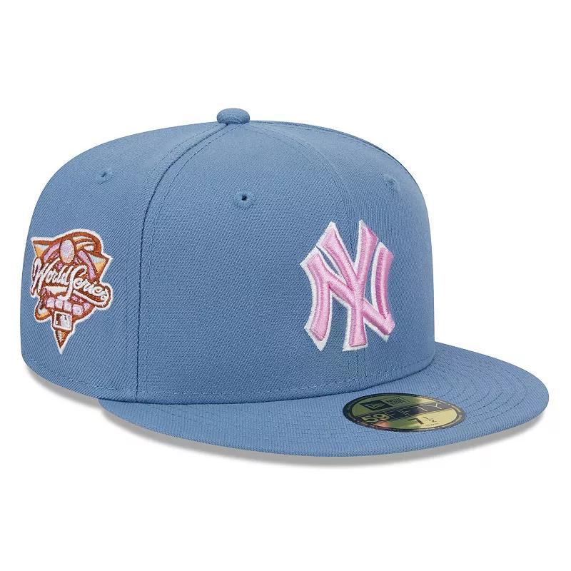 Mens New Era New York Yankees Faded Blue Color Pack 59FIFTY Fitted Hat Product Image