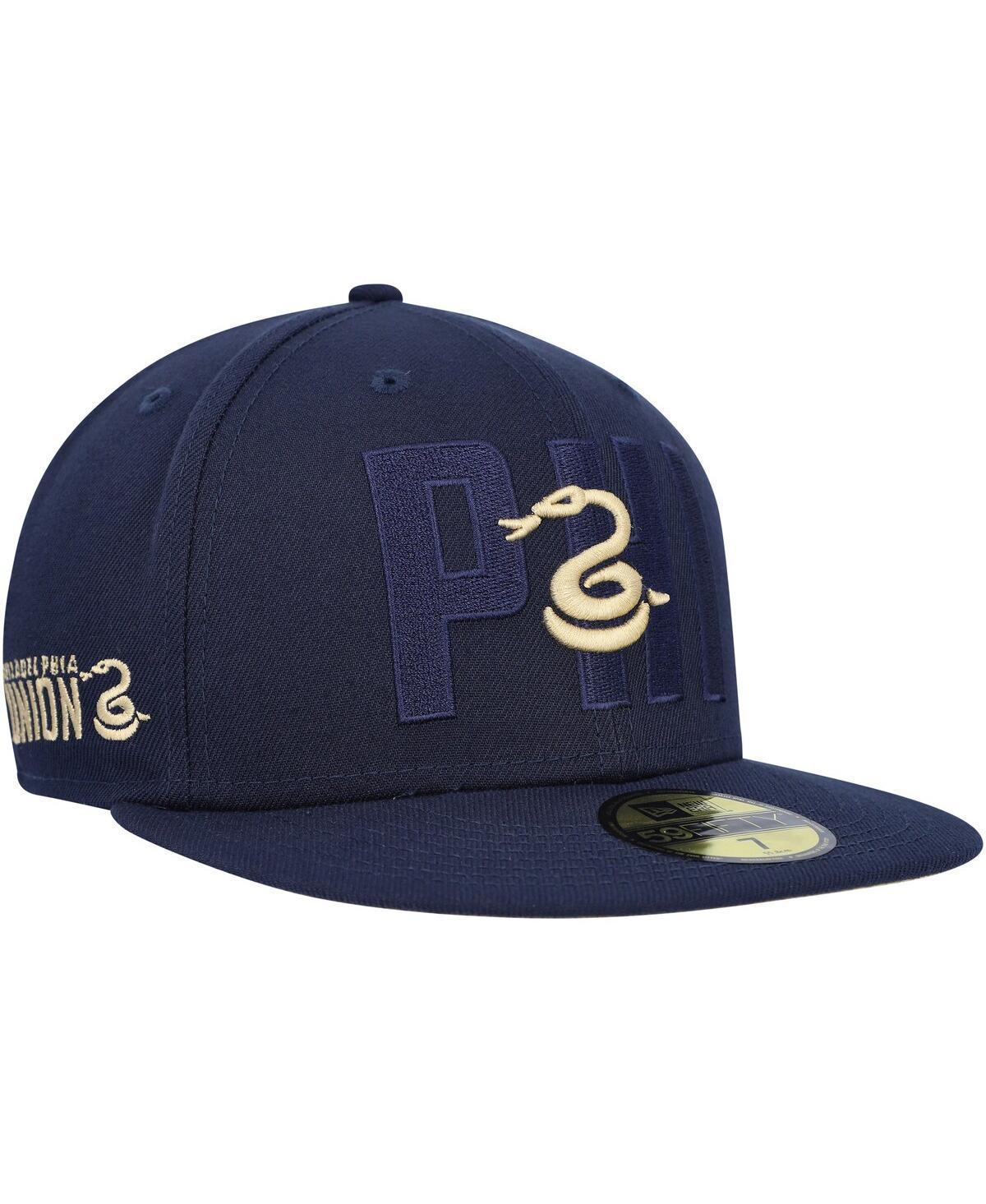 Mens New Era Navy Philadelphia Union Kick Off 59FIFTY Fitted Hat Product Image