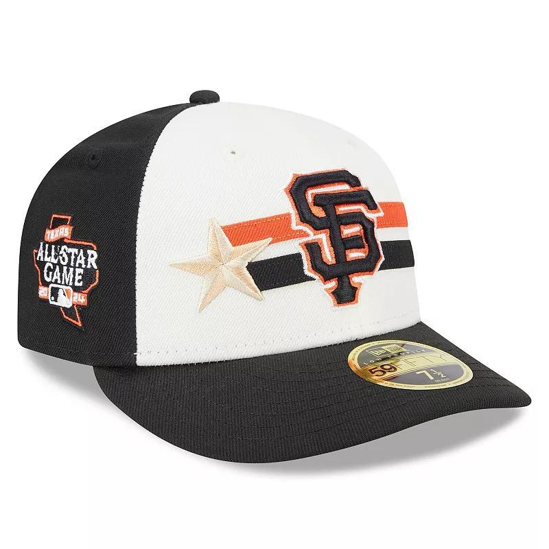 Mens New Era Cream/Black San Francisco Giants 2024 MLB All-Star Game Workout Low Profile 59FIFTY Fitted Hat Product Image