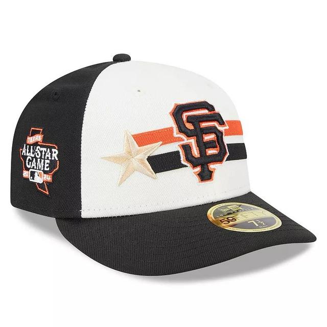 Mens New Era Cream/Black San Francisco Giants 2024 MLB All-Star Game Workout Low Profile 59FIFTY Fitted Hat Product Image