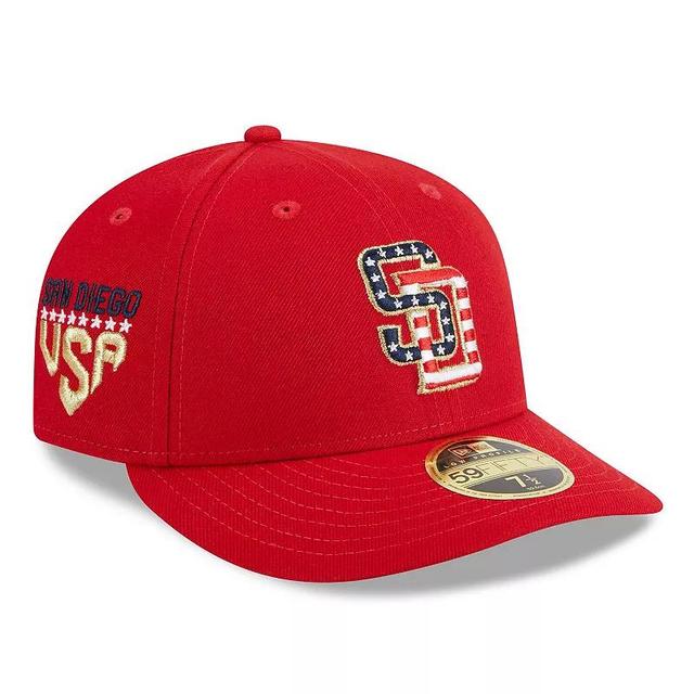 Mens New Era San Diego Padres 2023 Fourth of July Low Profile 59FIFTY Fitted Hat Product Image