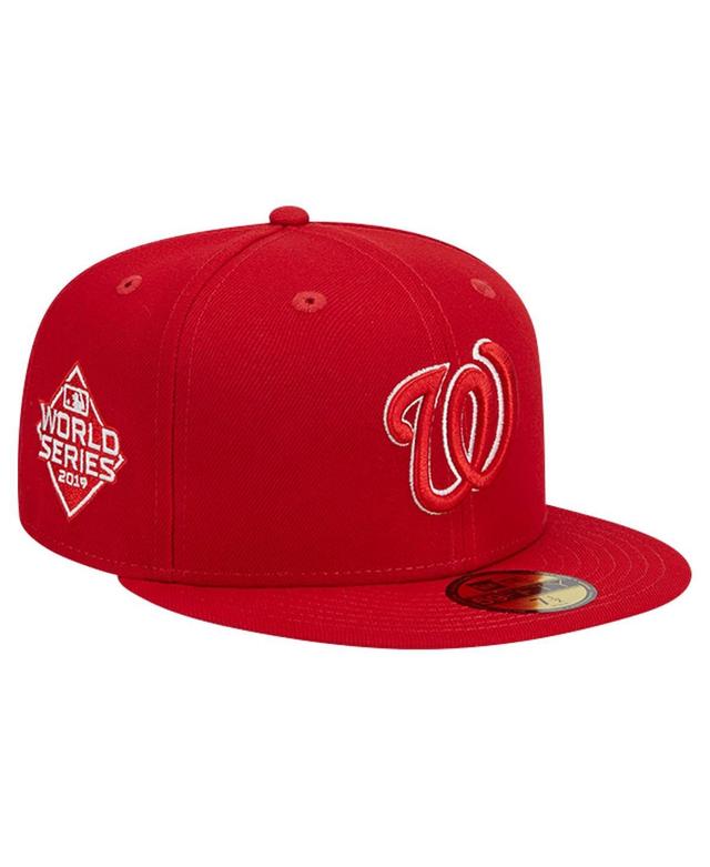 Mens New Era Washington Nationals Logo 59FIFTY Fitted Hat Product Image