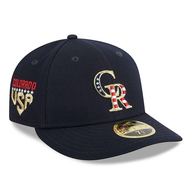 Men's New Era  Navy Chicago Cubs 2023 Fourth of July Low Profile 59FIFTY Fitted Hat Product Image