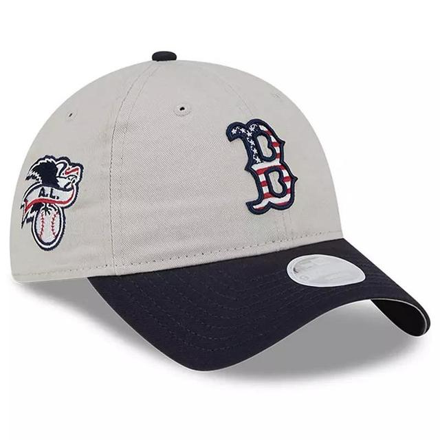 Womens New Era Khaki/Black Boston Red Sox 2024 Fourth of July 9TWENTY Adjustable Hat Product Image