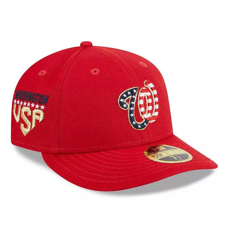 Mens New Era Washington Nationals 2023 Fourth of July Low Profile 59FIFTY Fitted Hat Product Image