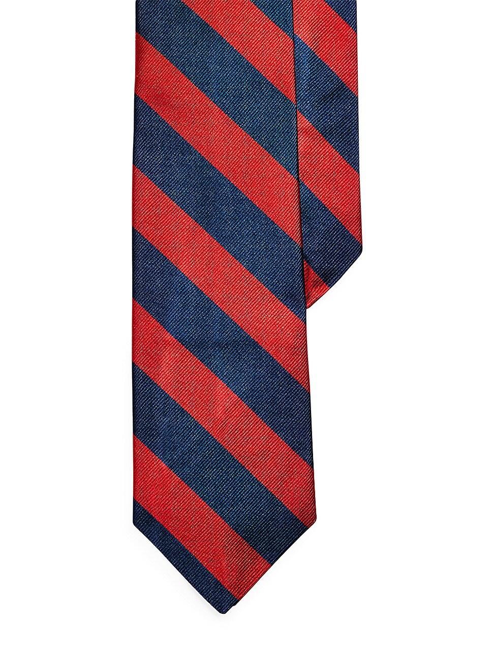 Polo Ralph Lauren Striped Silk Repp Narrow Tie Product Image